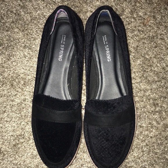 Call it SPRING platform sole flat loafers - Picture 5 of 7